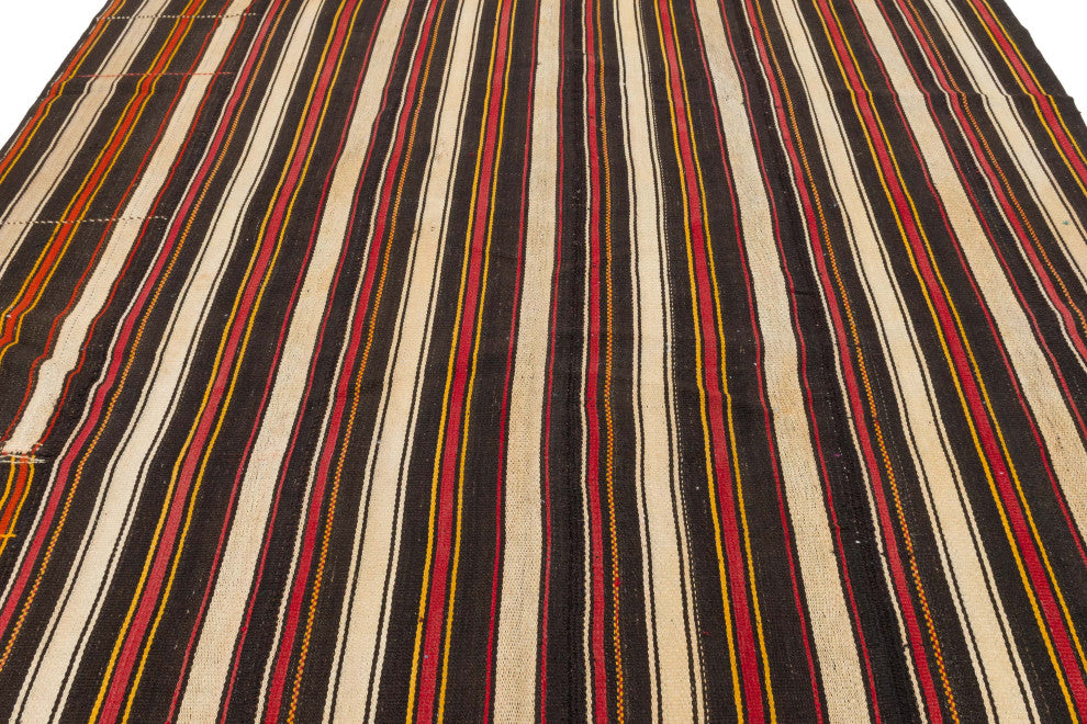 Vintage Turkish Flatweave 7' 5" x 9' 11", 89 in. x 119 in.