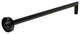 Shower Arm, Black Matte, 20", Round, Wall