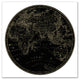 Globe Circle Print 3 24x24 Canvas Wall Art