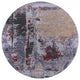 Ahgly Company Indoor Round Mid-Century Modern Area Rugs, 3' Round
