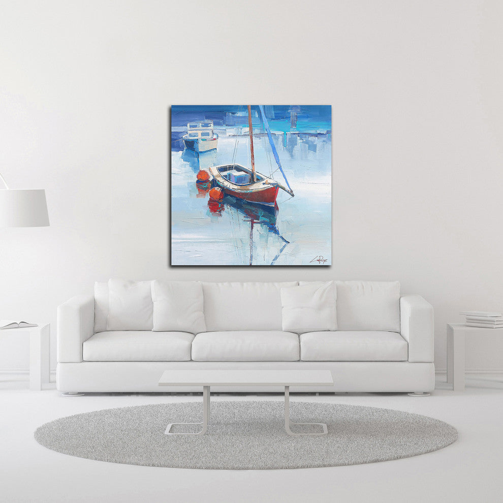 On the Creek by Craig Trewin Penny, Print on Canvas, 24"x24"