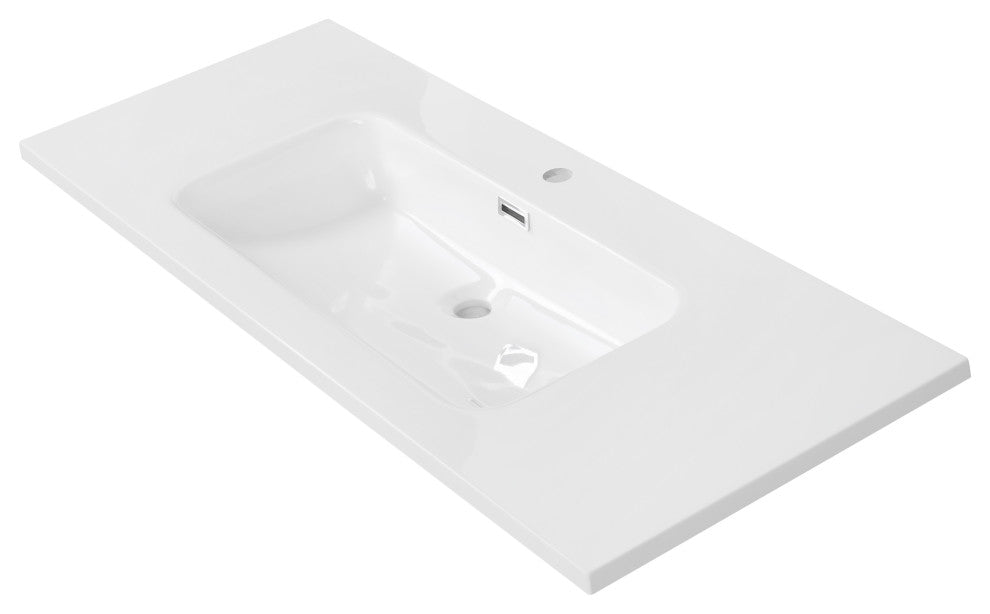 35" Solid Surface Resin Streamline K-90036-35 Vanity Top
