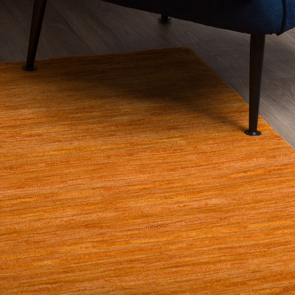 Rafia RF100 Mandarin 4' x 4' Round Rug