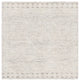 Safavieh Couture Abstract Collection, ABT349 Rug, Ivory/Grey, 8' Square