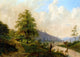 Willem Bodemann Figures in a River Landscape Wall Decal