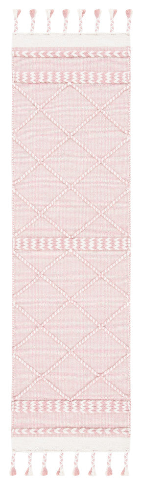 Safavieh Casablanca Collection CSB575U Rug, Pink/Ivory, 2'3" X 8'