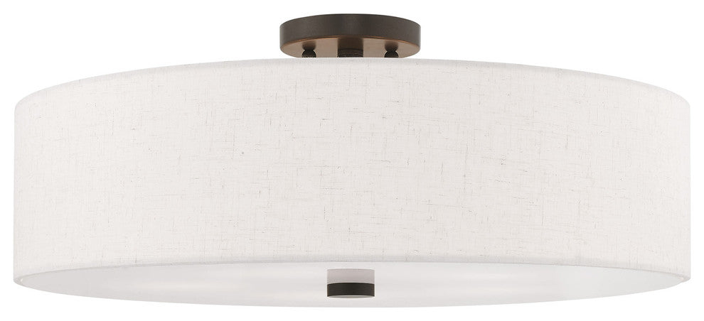 Livex Lighting English Bronze 5-Light Ceiling Mount