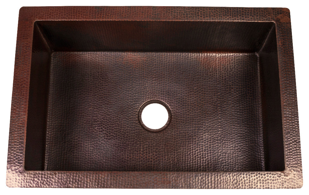 Guadalajara Dual Mount Copper Kitchen Sink