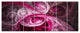 Mystic Pink Fractal, Abstract Wall Art Canvas, 83"x32", 7 Panels
