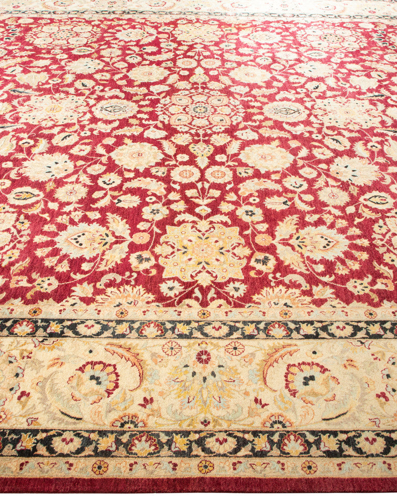 Mogul, One-of-a-Kind Hand-Knotted Area Rug Red, 10' 0 x 14' 4