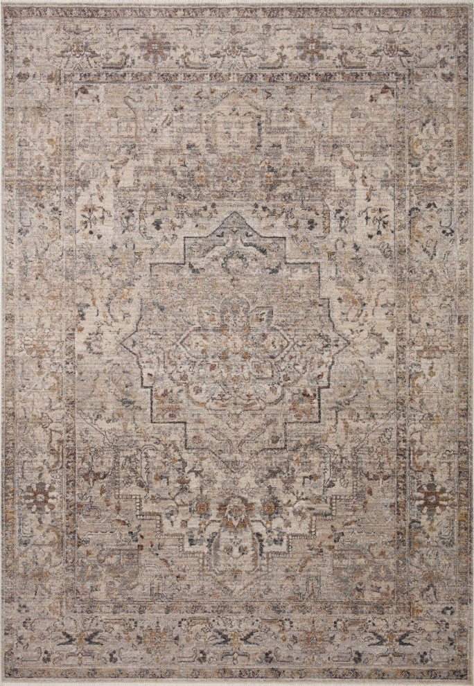 Loloi Lyra Area Rug, Natural / Gold, 2'-3" X 3'-10"