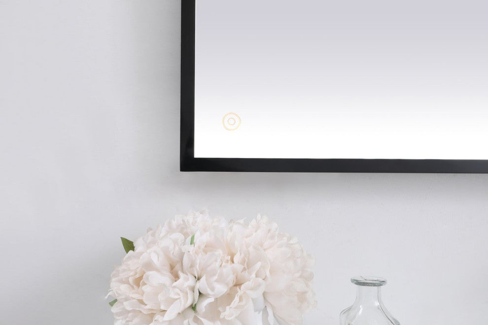 Modern Black Led Mirror