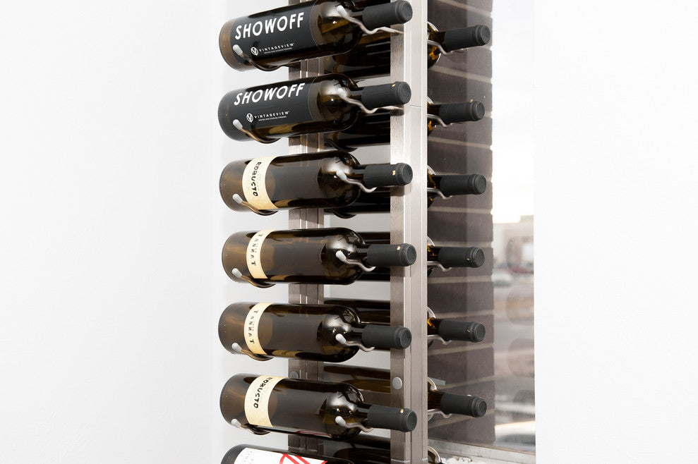 W Series Magnum Frame 10' - Floating Wine Rack Frame for up to 72 bottles, Matte