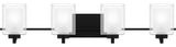 Quoizel KLT8904 Kolt 4 Light 36"W Vanity Light - Matte Black