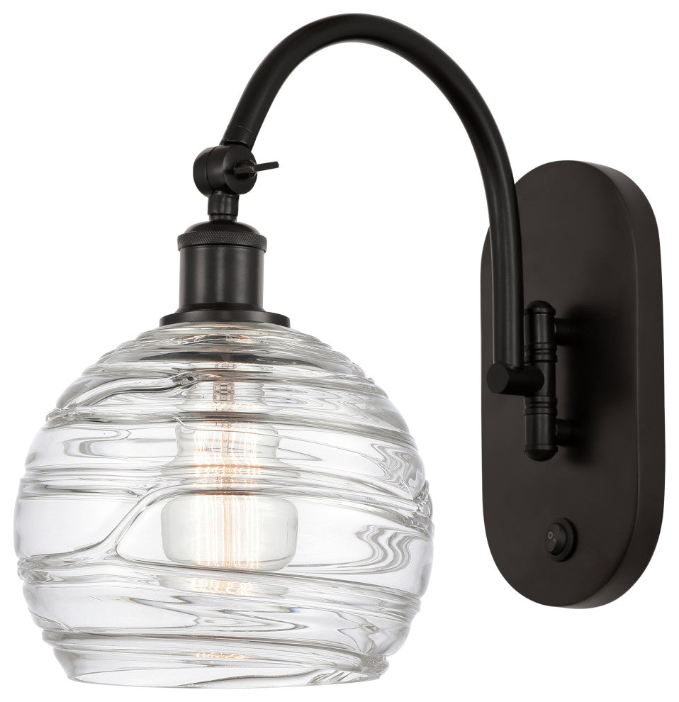 Innovations 518-1W-OB-G1213-8 1-Light Sconce, Oil Rubbed Bronze