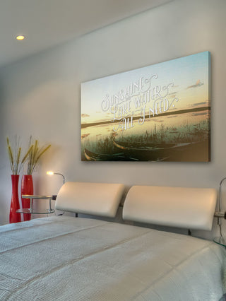 "Sunshine" Painting Print on Wrapped Canvas