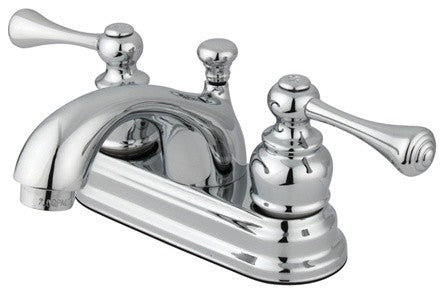 Kingston Brass 4" Centerset Bathroom Faucet, Polished Chrome