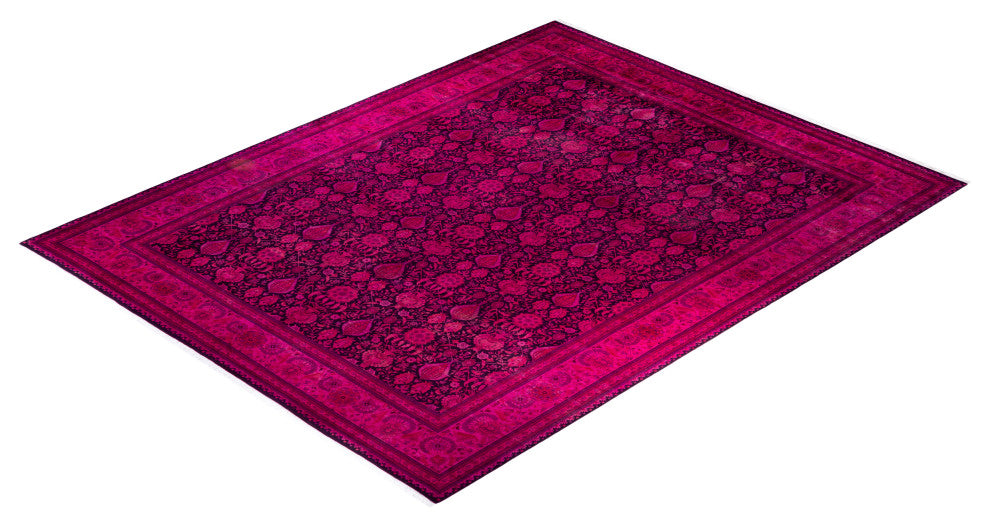 Fine Vibrance, One-of-a-Kind Handmade Area Rug Black, 15'6"x12'1"