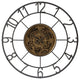 Round Decorative Gear Iron Wall Clock