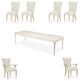 AICO Furniture La Rachelle 7 Piece Dining Room Set