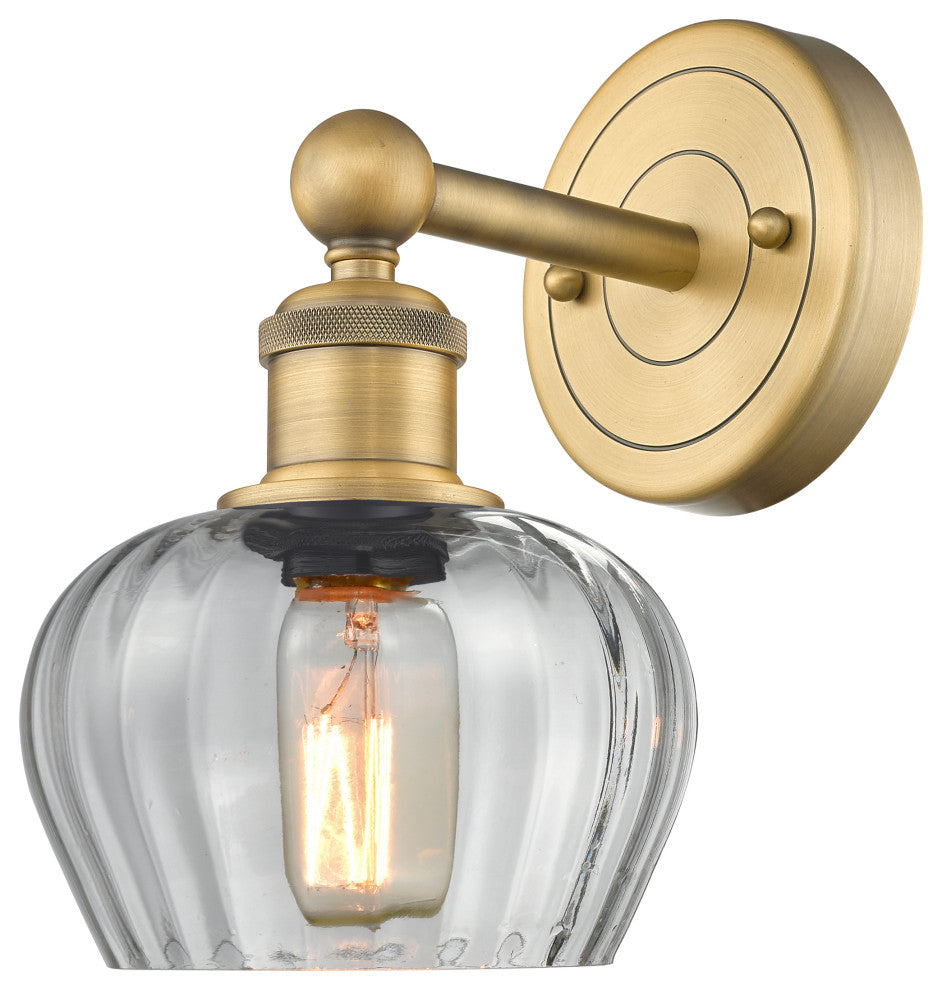 Innovations Fenton 1 6.5" Sconce Brushed Brass