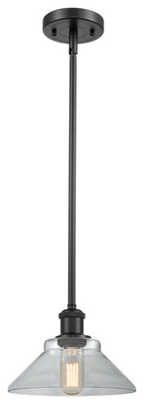 1-Light Orwell 9" Pendant, Matte Black, Glass: Clear