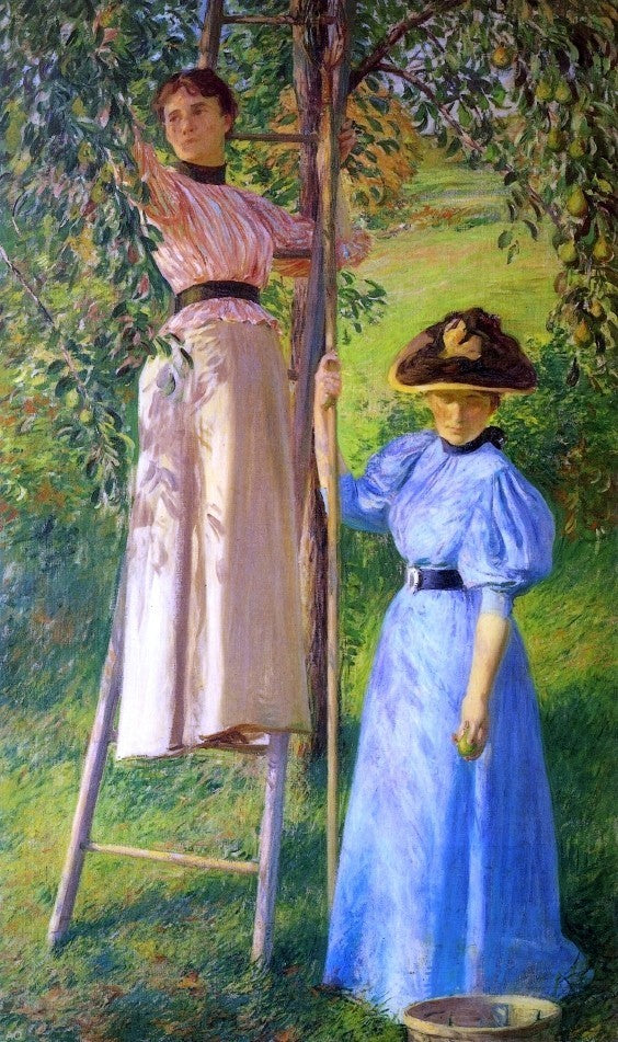 Joseph DeCamp The Pear Orchard Wall Decal