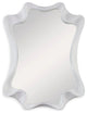 Ambella Home Collection Scalloped Mirror in Bright White
