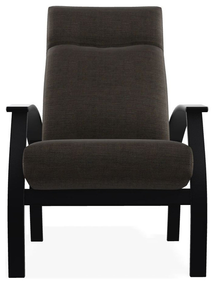 Belle Isle Cushion Outdoor Adjustable Back Chair, Rain Cast/Black
