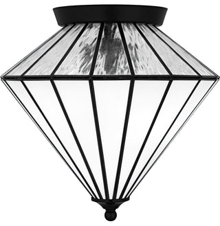 Quoizel TF6812 Liam 3 Light 15"W Flush Mount Ceiling Fixture - Matte Black