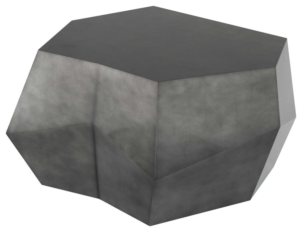 Gio Pewter Wood Coffee Table