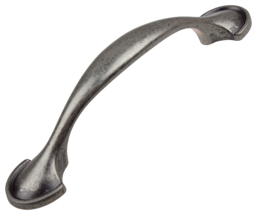 3" Center Rounded Arch Pull, Set of 3, Weathered Nickel