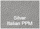 Crescent Round Chair, Stainless Steel Base, Sliver Italian Ppm