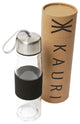 Borosilicate Glass Water Bottle With Band 21 oz. By Kauri