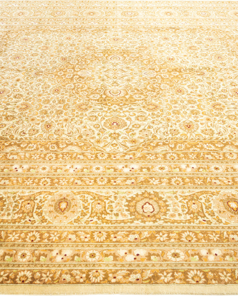 Tagaung One-of-a-Kind Hand-Knotted Area Rug Ivory, 8'0"x9'10"