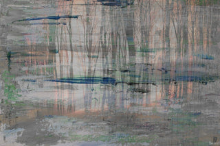 "Marshy Reflection" Painting Print on Wrapped Canvas, 36"x24"