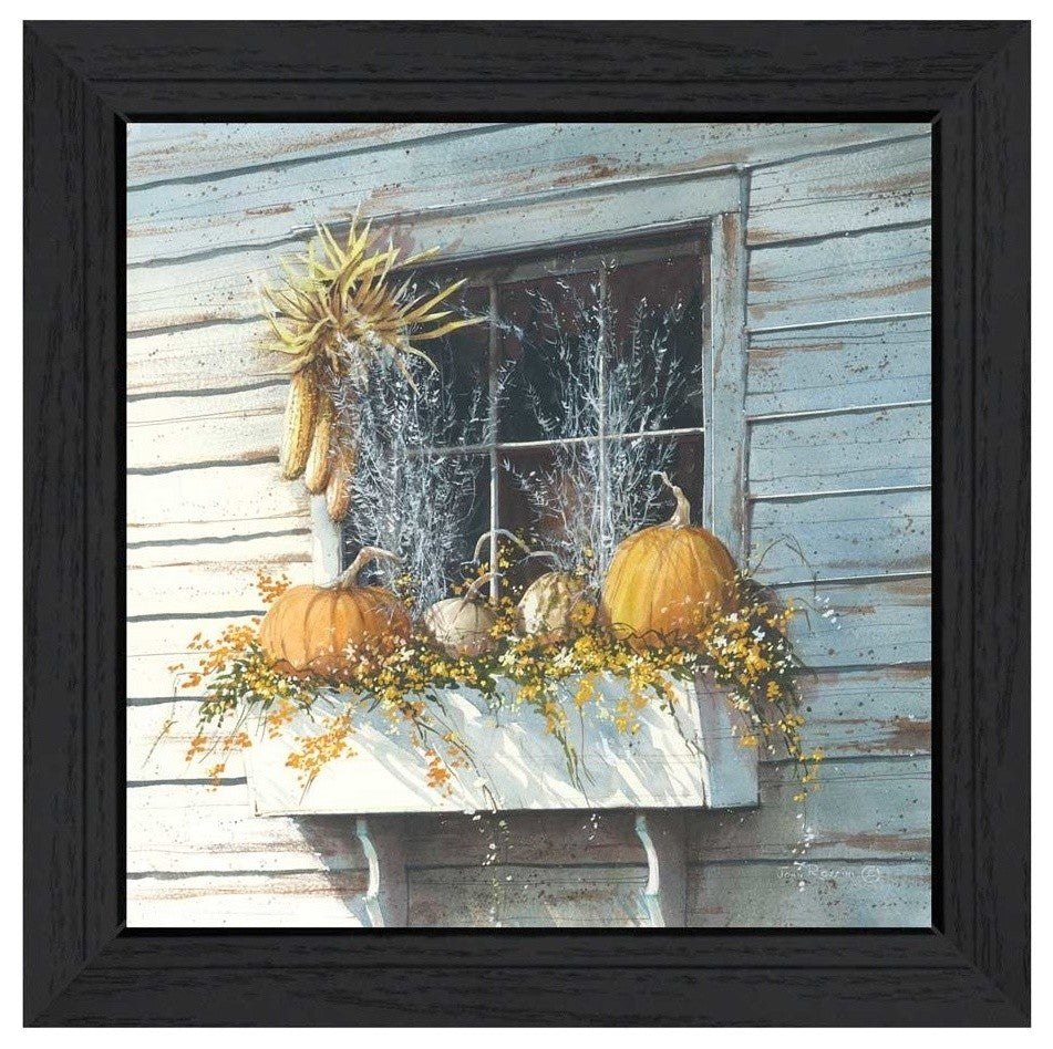 "Window Dressing" By John Rossini, Printed Wall Art, Ready To Hang, Black Frame