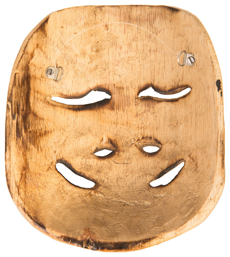 Indonesian Masks, Assorted, Gray Stone Effect