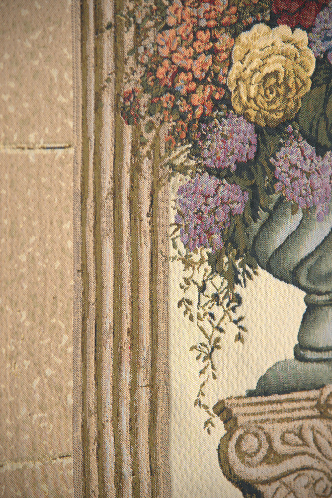 Floral Arch Duo Belgian Wall Tapestry
