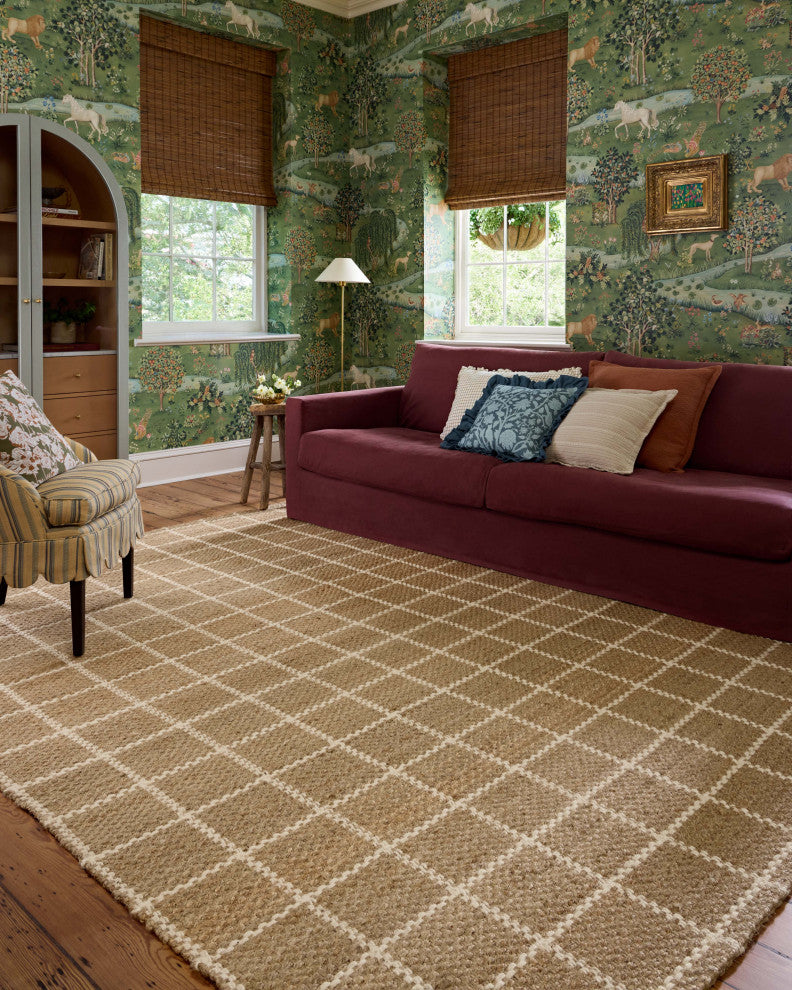 Chris Loves Julia x Loloi Fletcher Natural / Ivory 5''-0" x 7''-6" Area Rug