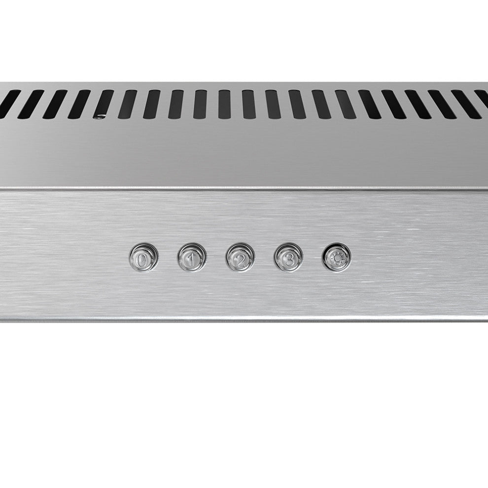 Streamline 30" Bergamo Ductless Undermount Range Hood, Stainless Steel