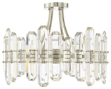 Crystorama Lighting Group BOL-8884 Bolton 4 Light 21"W Semi-Flush - Polished