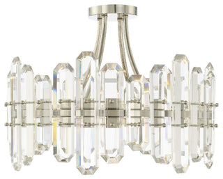 Crystorama Lighting Group BOL-8884 Bolton 4 Light 21"W Semi-Flush - Polished