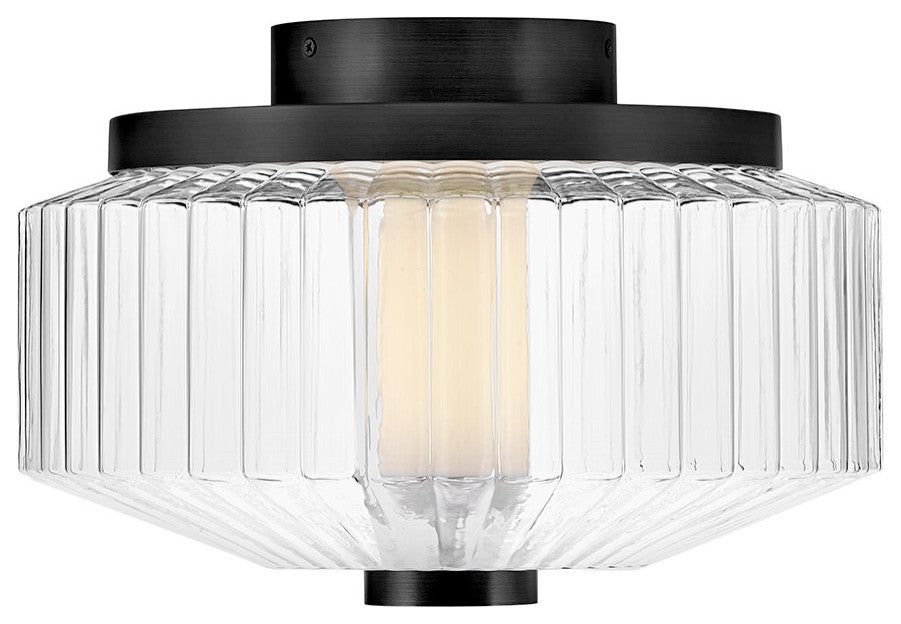 Fredrick Ramond Reign Small Led Flush Mount, Black
