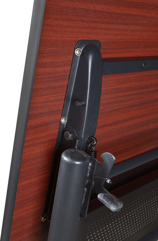 Kobe 72"x30" Flip Top Mobile Training Table, Maple