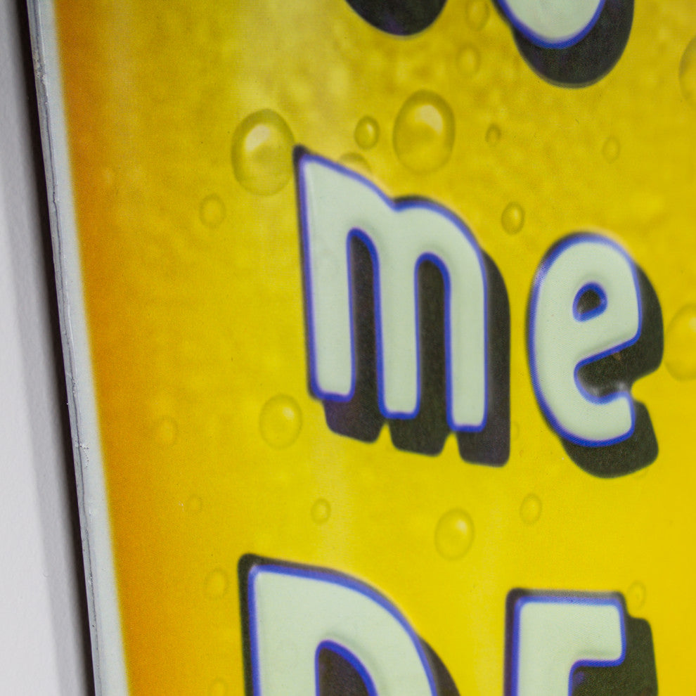 You Had Me at Beer Embossed Metal Wall Decor Sign for Bar, Garage or Man Cave
