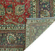 Fine Vintage Distressed Una Red/Navy Rug, 9'5x12'4