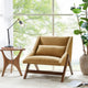 INK+IVY Mid-Century Modern Recessed Accent Chair Armchairs