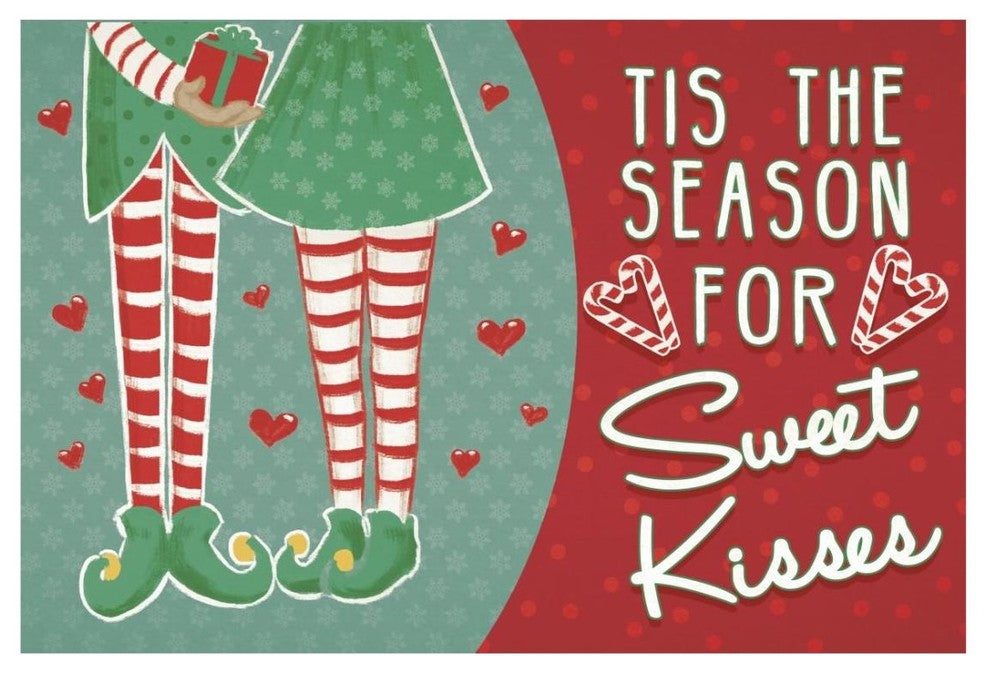 "Retro Christmas III Bright" Digital Paper Print by Janelle Penner, 26"x18"