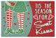 "Retro Christmas III Bright" Digital Paper Print by Janelle Penner, 26"x18"